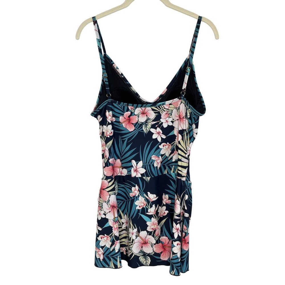 Alisha Levine Tropical Floral Print One-Piece Swimsuit, 14 - Picture 2 of 10